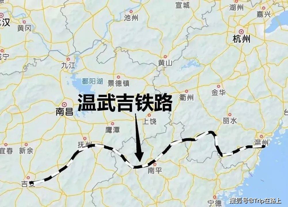 吉武温铁路最新路线图解析，吉武温铁路最新路线图详解